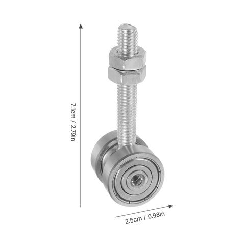 Heavy Duty Steel Sliding Door Roller Trolley With Double Bearing And 50kg Load Rating For Butter Smooth Glides and replacement caster detail