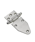 Rock Solid Heavy Duty Load Bearing Hinge 152 X 77 mm Premium Steel Cabinet Gate Door Mount Bracket showing smooth steel surface and pivot.