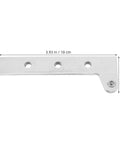 Close-up of Hidden Door Hinges Set Four Concealed Pivot Hinges Stainless Steel With Thickened Design And Rotating Shaft
