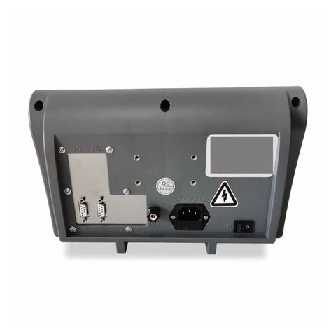 Heavy Duty Digital Caliper Kit For Lathes And Mills Built Like A Tank Rock Solid Electronic Gauge back view showing ports and connections.