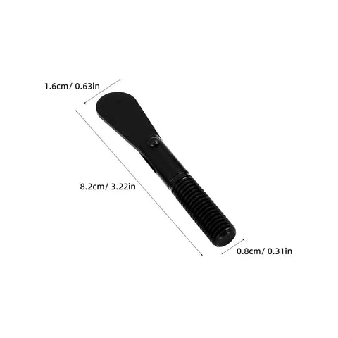 10 Pcs M10 Quick Release Locking Nuts featuring smooth black lever handles and vibration resistant zinc alloy construction, 8.2 cm long.