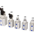 Solid Blocking Cylinder Built Different For Pneumatic Actuators TWQ Series Flat Column Air Cylinder Premium Build Zero Drama Operation Runs Tight Like A New Car TWQ32 TWQ40 TWQ50 air cylinders with varied connectors
