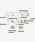 Built Tough Window Pulley Replacement Featuring Super Smooth Nylon Rollers Rust Resistant Rolling For Double Track Sliders with 304 steel parts
