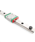 300mm Linear Rail Guide with MGN12H Sliding Block for 3D Printers and CNC Machines, H Type, emphasizing easy mount and precision motion