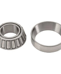 Drop In Ready Pinion Bearing Set For Ford Nine Inch Rear Ends Matching M88048 Cone With M88010 Cup Specs Using 1.31 Inch Inner Bore And 2.69 Inch Cup Outside Diameter showing bearing cone and cup design.