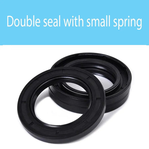 Double seal kit with small spring for washing machine gear replacement. Upgrade Your Washing Game With Premium Tub Bearings And Seal Kit Compatible With Samsung Models Including DC97-17004A.