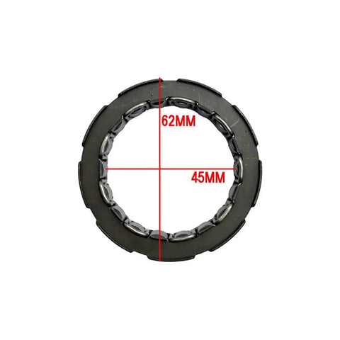 Rider Approved Heavy Duty One Way Sprag Clutch Bearing Roller Freewheel Built Like A Tank For Yamaha YFZ450R 2003 Through 2009, 62mm size.