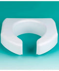 Three Inch Booster Elevated Toilet Seat Riser For Seniors And Disabled, Easy Install, White, Fits Most Standard And Elongated Toilets