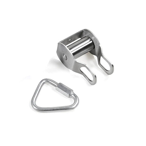 Stainless steel hardware for Kids Zip Line With Tree Protector For Backyard Fun Safe 250 Lbs Capacity Tool Free Assembly Outdoor Slack Line Play Set
