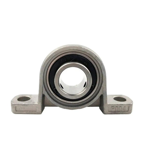 Heavy Duty Spherical Roller Bearing Housing With Zinc Alloy Construction And Rubber Seals For Low Friction Performance, front view.