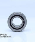 Top Shelf High Speed Needle Roller Bearing NA4826 130X165X35MM With Solid Collar And Inner Ring, front view, precision machined.