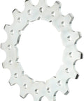 Beefy Plug In Bike Sprocket Size One Half Inch By One Eighth Inch Steel Silver 16 Teeth For Unisex Adults Durable Bicycle Drivetrain Part