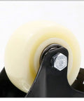Top Shelf Universal Replacement Casters Featuring 25Mm Threaded Stem Nylon Swivel Trolley Wheel close-up view showing smooth 360 degree roll.