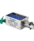 DC Solenoid Electromagnet Push Pull Type Open Frame With 20mm Stroke 12V 3A Coil Initial 3N Push Force And 60N Hold Force, side view