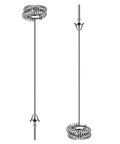 Handheld Rechargeable Milk Frother Whisk Rods Set 2 Pcs Spring Foam Accessories For Quick Creamy Froth Pro Style At Home Latte Frother Upgrade Silver