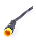 Front And Rear E Brake Cutoff Lever Kit For Electric Bikes With Waterproof Connectors, close-up of yellow connector tip