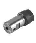 Knockout Motor Shaft Collet Chuck Spindle Extension Rod For Milling Machines And Lathes, steel, 1.5-inch length, compact design.