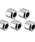 Heavy Duty Needle Roller Bearings Hk0306 5 Pack 3Mm Bore 6.5Mm Outer Diameter 6Mm Width Pre Lubed Drawn Cup Assembly shown from top angle.