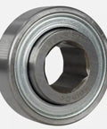 Hella Durable Hex Bore Replacement Bearing 11/16 Inch Fits John Deere Combine Cross Auger Tough Ag Parts 204Krr2 Jd7126 Hpc011gp showing hex bore design.
