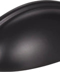 Three Inch Oil Rubbed Bronze Kitchen Cabinet Cup Pull Slick Heavy Duty Drawer Handle For Dressers And Home Furnishings side view