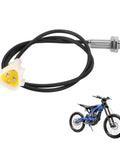 Foot Support Sensor Side Bracket Flameout Switch for Electric Cross Country Bike Light Bee X Model next to blue bike
