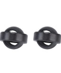 10 Pack GE12ES Spherical Bearings Built Tough For Heavy Lifting Hydraulic Cylinders With Wicked Smooth Radial Pivot close-up of two spherical bearings.