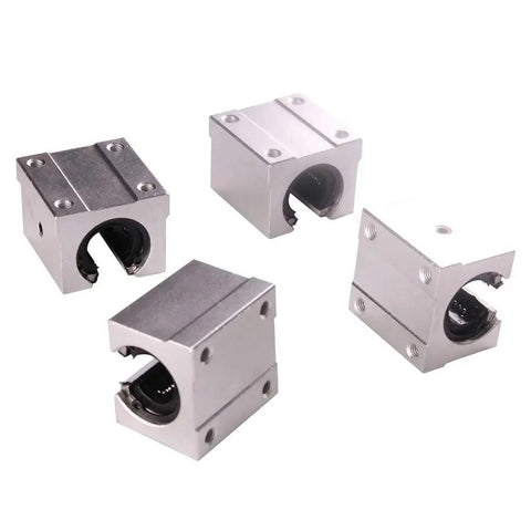 4pcs Linear Bearing Slides SBR10UU To SBR25UU 10 To 25mm Length For CNC Parts And 3D Printer Parts Precision Machine Tools High Precision Linear Guides, metal blocks