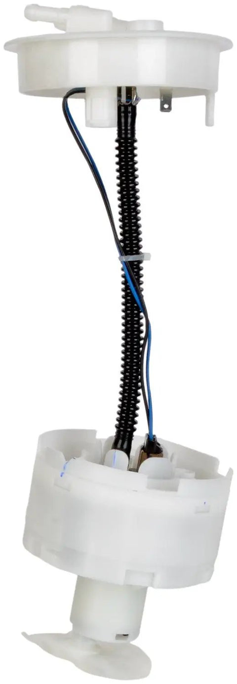 High Performance Aftermarket Fuel Pump Module Assembly featuring turbine design, showing assembly for Audi A6 and Passat.