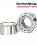Heavy Duty B210 One Way Cam Clutch Needle Roller Bearing With Keyway, showcasing smooth metallic finish and internal roller design.