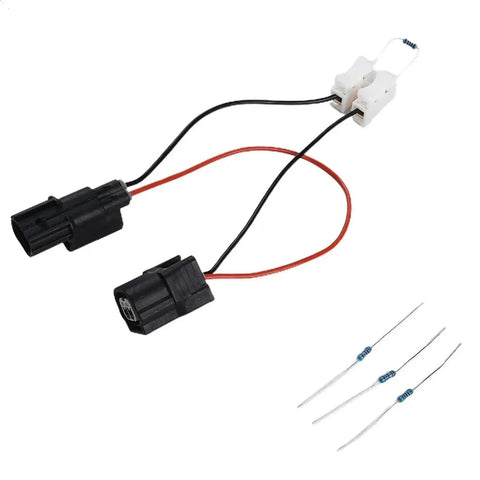 VCM Disable Muffler Kit Fits Honda Accord Odyssey 3.5L V6 connectors and wires for installation enhancement.