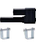 Tough As Nails DC24V Electric Linear Actuator Delivering 2000N Of Reliable Punch And Running Dead Silent Ideal For Elevator Upgrades DIY Projects Or Custom Machine Arms With Mounting Brackets Included with metal brackets.