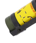 Slick Green Mini Fire Extinguisher For RC Rigs With Vivid Simulation Look And Quick Swap Mounting For Axial SCX10 And WPL MN Series Trucks, detailed graphic view.