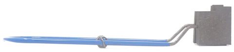 Side view of Brake Lathe Silencer And Chip Deflector Clip On Double Thick Premium Replacement Part 50-703 for ProCut 220 238 1330