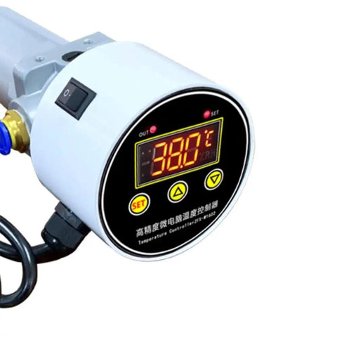 Solid Setup Compressed Air Pipeline Heater For Air Compressors Fast Hot Air Drying And Industrial Pump Heater temperature control unit.