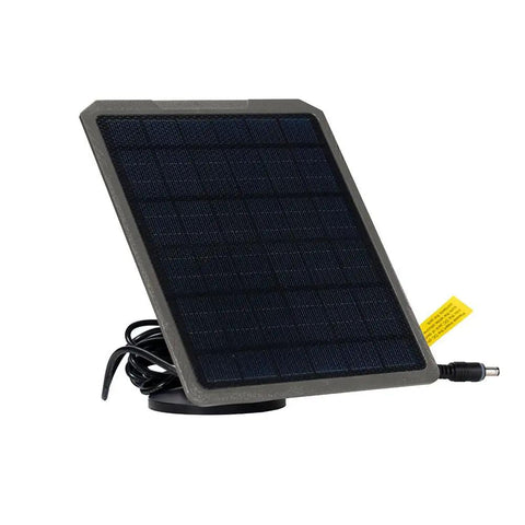 SP300 3.5W Solar Panel for Trail Camera Lithium Battery Charger, compact design with cables, ideal for outdoor hunting use.