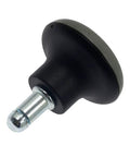 Rock Solid Heavy Duty Bell Glides Replacement Caster Wheels For Office Chairs With Standard Cylinder Stem smooth gliding black casters