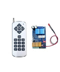 Remote PWM DC Motor Speed Controller With Forward And Reverse For Train Models 9V To 48V Up To 7A Includes 3 Independent Relays