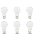 A19 Led Light Bulbs 9W, 60W Equivalent, E26 Base, Daylight White 5000K, Dimmable, Energy Efficient, 10,000 Hour Lifespan, 6 Pack For Home Office Lighting