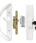 Replacement Patio Sliding Door Handle Set With Mortise Lock And Key Cylinder Keeper Fits Door Thickness From 1.5 To 1.75 Inches