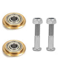 Two Pack Built Like A Tank Tile Cutter Replacement Wheel Featuring Premium Tungsten Carbide Bearing And Quick Bolt Lock Nut for glazed ceramic glass.