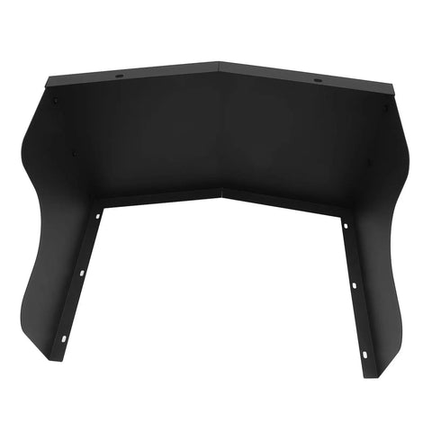 Badass Carbon Steel Shield For Your Electric Vehicle Charging Station Roof, black steel base for universal fit and protection.