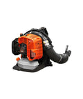 Backpack Gas Leaf Blower With 220 MPH Air Speed, 1110 CFM, 79.9cc 2 Stroke Engine, X Series, Hip Mounted Throttle, Heavy Duty Yard Cleanup.