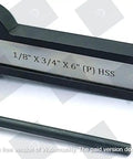 Cut Off Parting Tool Holder For Lathe With HSS Blade 1-1/8 Inch Width 1/8 Inch X 3/4 Inch X 6 Inch Pro Grade Cutting Blade