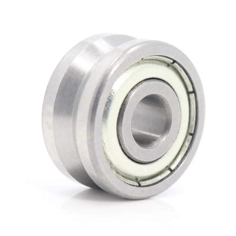 Top Shelf Badass V Groove Pulley Bearing Lv62010zz with 6mm inner bore and 20mm outside diameter, smooth and compact design.