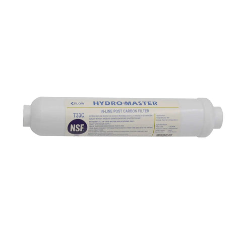 Hassle Free Inline Carbon Water Filter For Fridge Ice Makers 10 By 2 Inch Housing With Quarter Inch Female Ends Pulls Chlorine For Crisp Fresh Water Clean Upgrade Existing Lines Plug And Go Without Any Drilling Sweat.