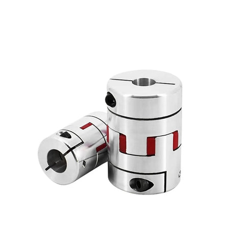 Heavy Duty Jaw Type Flexible Shaft Coupler With Solid Rubber Spider And Aluminum Housing For Motor Connectors 15 By 32 mm