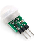 2 Pack PIR Motion Sensor Module Infrared Pyroelectric Detector For DIY Makers Projects Small Low Power IR Sensor With Auto And Manual Trigger 2.7 To 12V DC Compatible Mini Motion Detector, green PCB