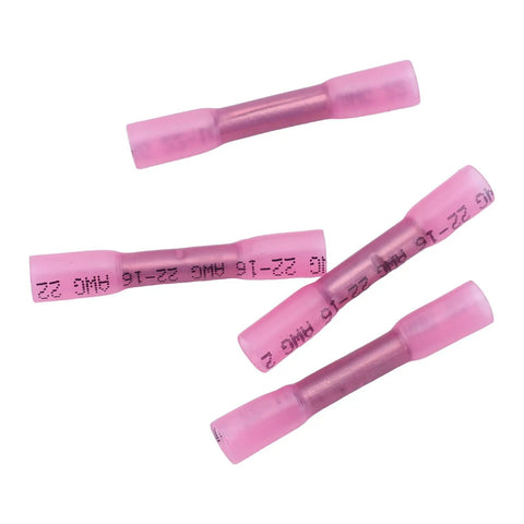 Active Grille Shutter Actuator Solenoid Connectors Kit For Chrysler Pacifica 2017 2018, pink connectors, 22-16 gauge size.