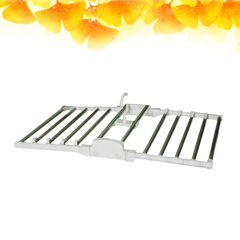 Heavy Duty Foldable Multi Layer Pants Hangers Crafted From Durable Stainless Steel for space-saving closet organization.