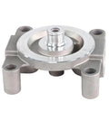 Diesel Engine Remote Mount Coolant Filter Head Part 204163 for KTA19 KTA38 KTA50, silver metal replacement part.